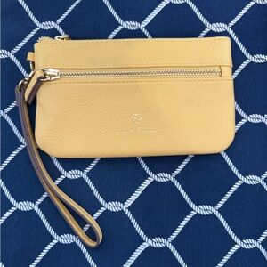 Nanette Lepore Yellow Wristlet Clutch